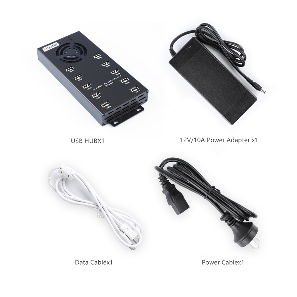 Usb Hub - Hub USB a 10 porte per