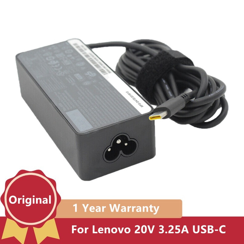 Laptop Charger - 100% originale 65W 20V 3.25A TypeC