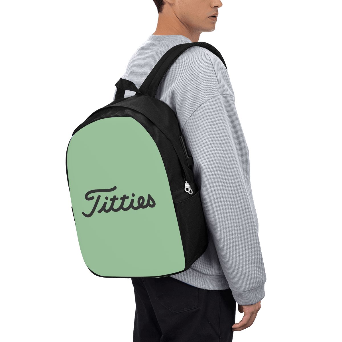 Laptop Bag - Titties Golf Ball Backpack Borsa da
