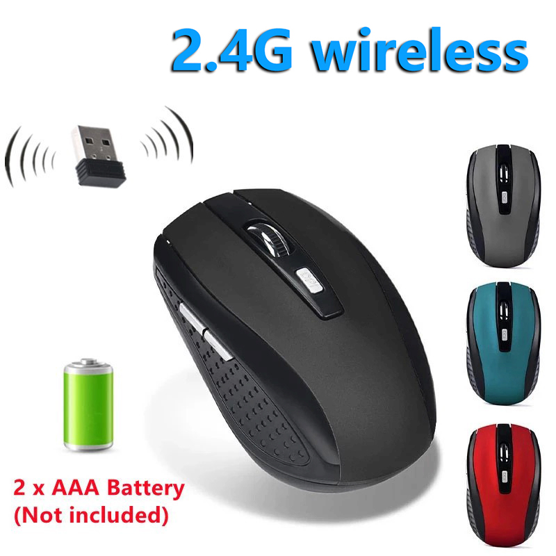 Laptop Mouse - Mouse wireless 2.4G Mouse ergonomico portatile