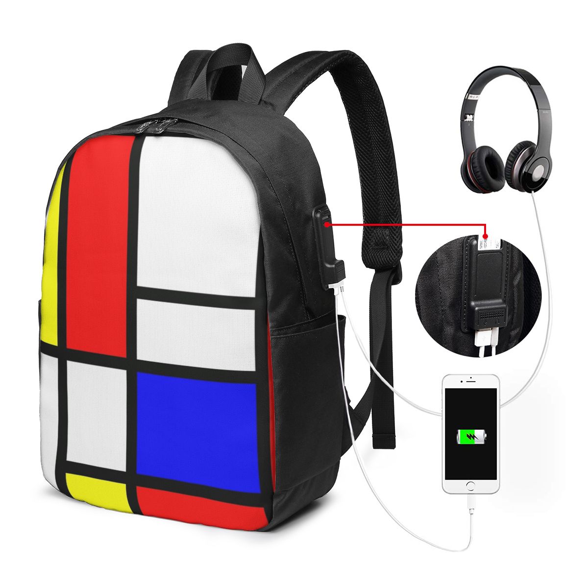 Zaino Piet Mondrian Compositio - Laptop Bag recensione e prezzo