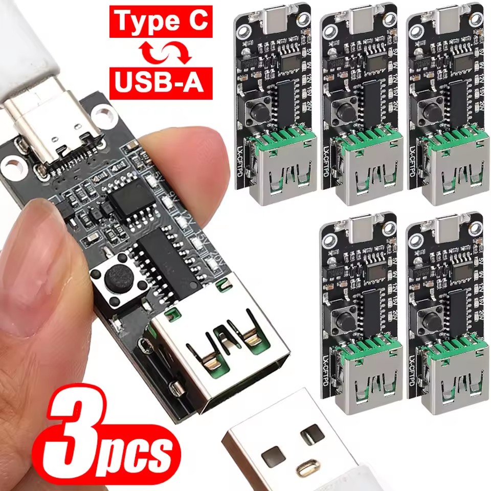 1-3PCS Scheda Trigger USB-C 5A - Usb C Hub recensione e prezzo