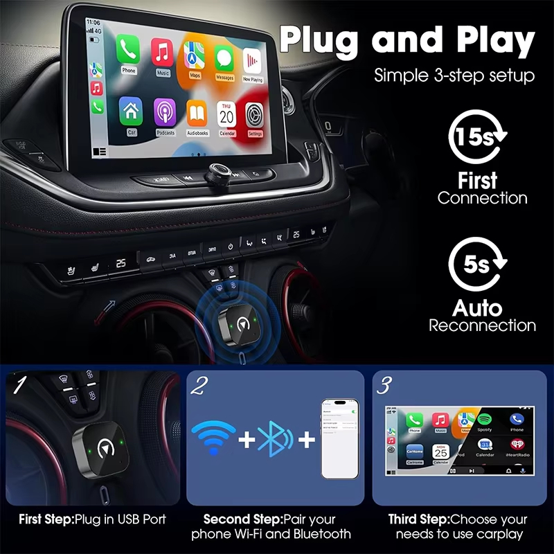 Adattatore CarPlay Wireless 2- - Usb C Hub recensione e prezzo