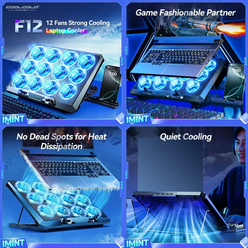 COOLCOLD Base di Raffreddament - Laptop Cooling Pad recensione e prezzo